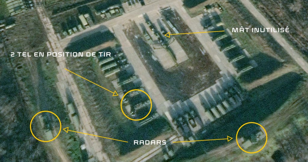 Image satellite du site S-400 au sud de la base d’Engels avant l’attaque